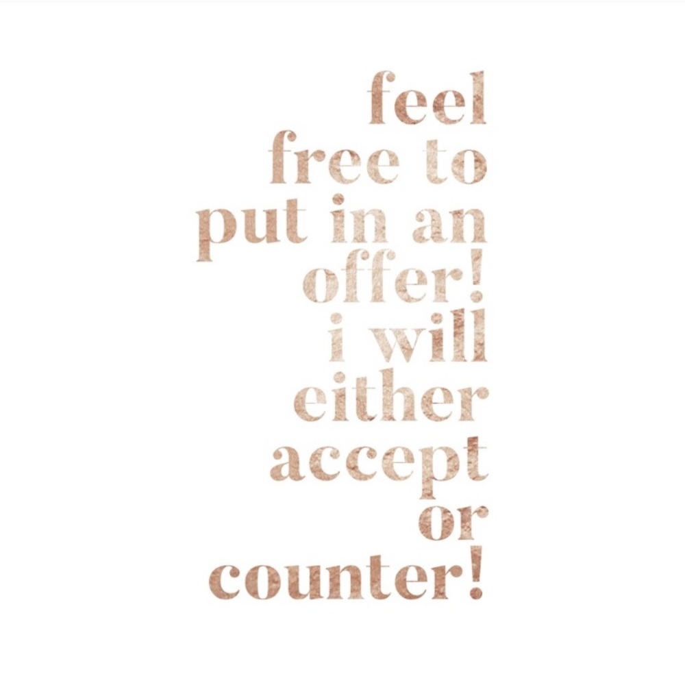 Make an offer✨